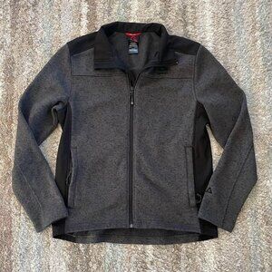Men’s Gerry Gray Fall or Spring Black and Gray Jacket Sz M Medium